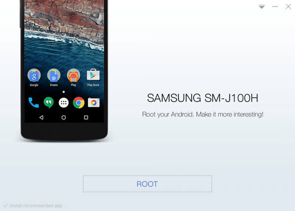 Root Samsung SM-J100H Galaxy J1 with KingoRoot, the best one-click Android root tool.